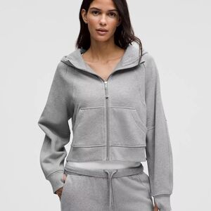 Lululemon Athletica Light Gray Women's Zip-Up Hoodie